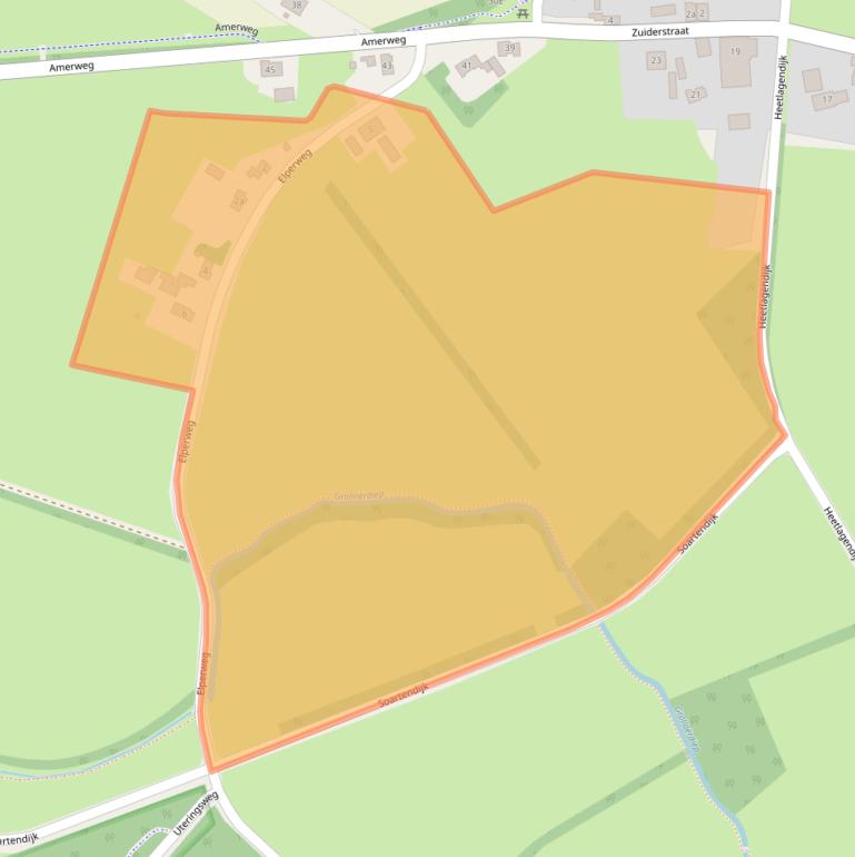 Kaart van postcodegebied 9444PK.