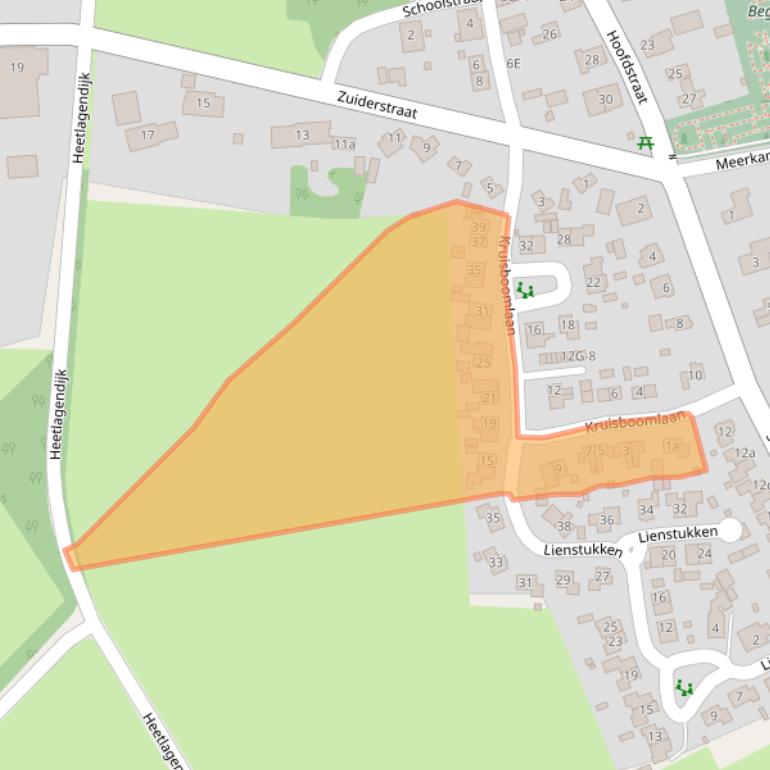 Kaart van postcodegebied 9444PL.