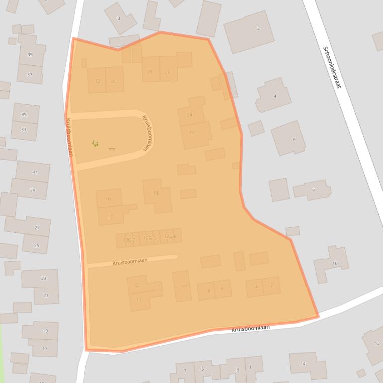 Kaart van postcodegebied 9444PM.