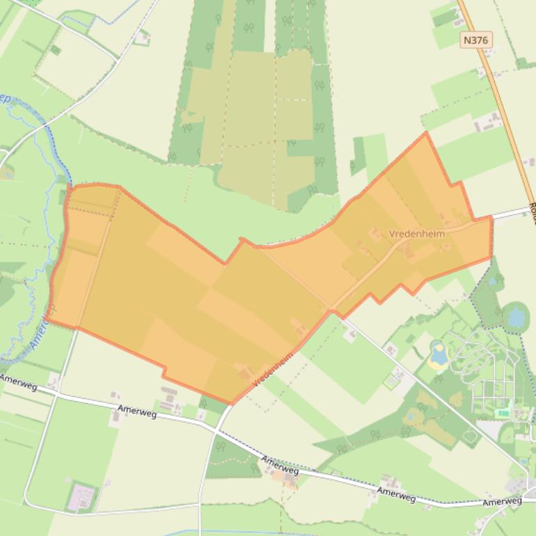 Kaart van postcodegebied 9445XH.