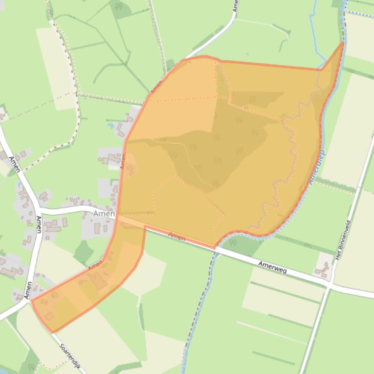 Kaart van postcodegebied 9446PA.