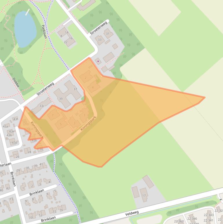 Kaart van postcodegebied 9449PH.