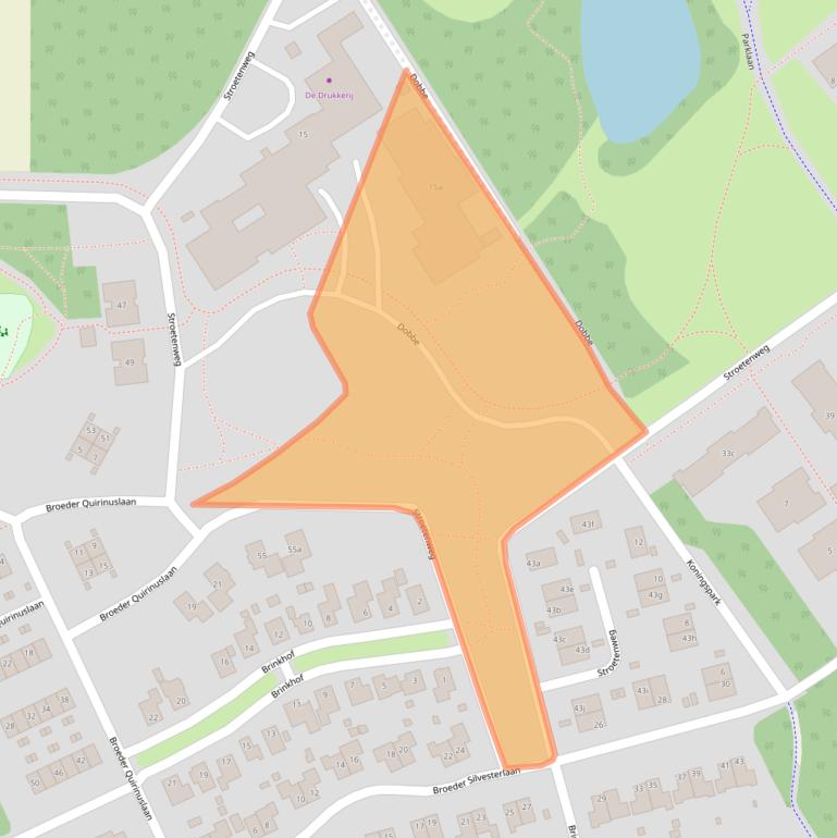 Kaart van postcodegebied 9449PJ.