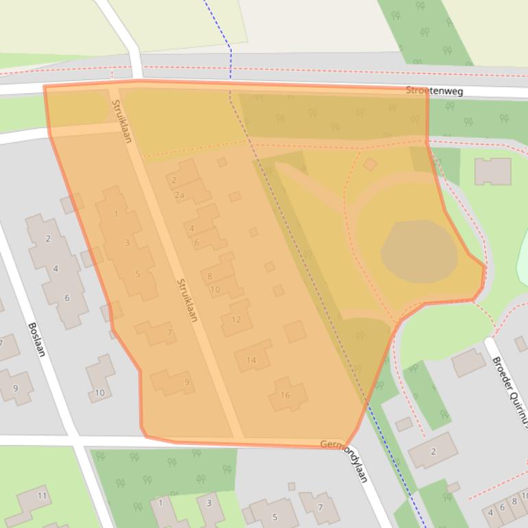Kaart van postcodegebied 9449PT.