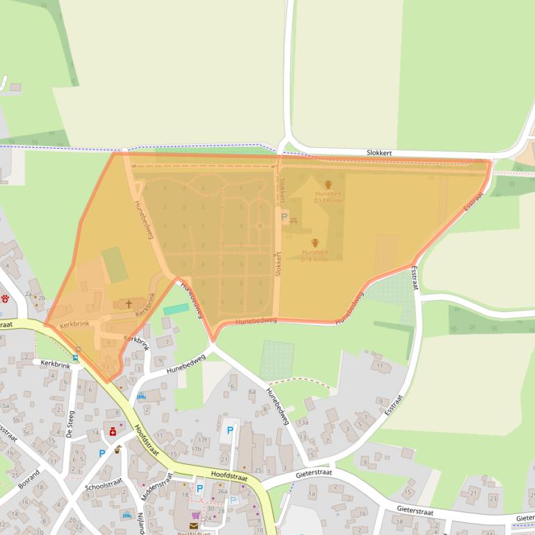 Kaart van postcodegebied 9451AL.