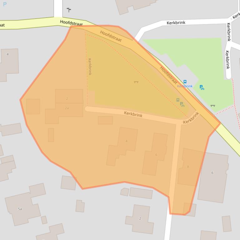 Kaart van postcodegebied 9451AM.