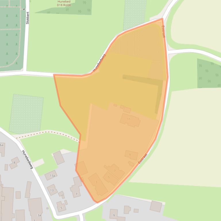 Kaart van postcodegebied 9451AV.