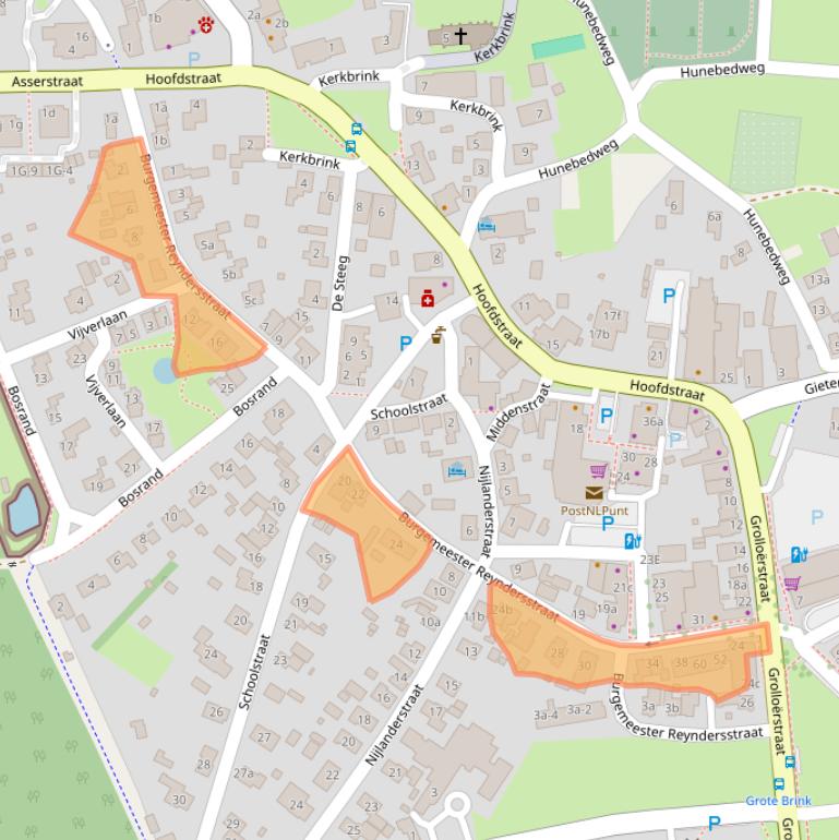 Kaart van postcodegebied 9451BD.