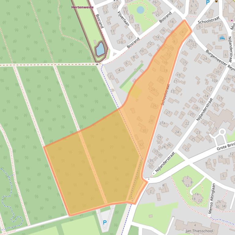 Kaart van postcodegebied 9451BG.