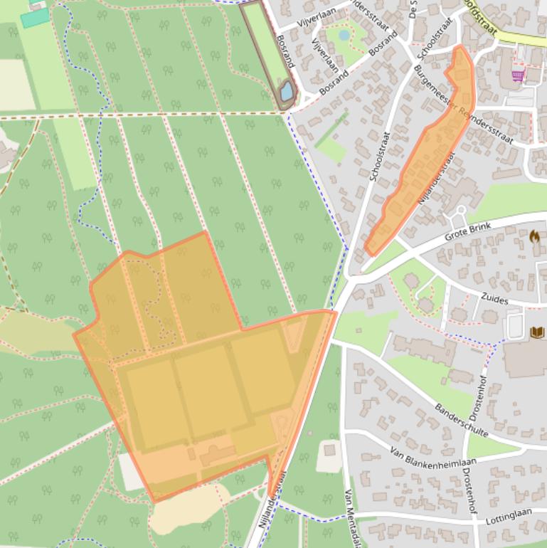 Kaart van postcodegebied 9451BM.