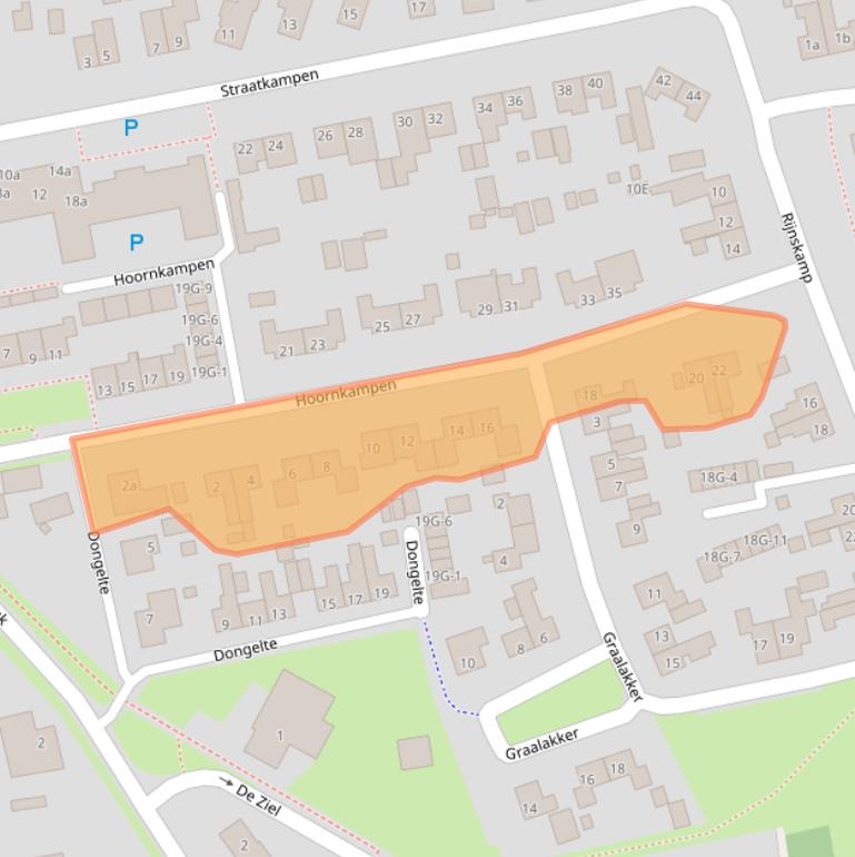 Kaart van postcodegebied 9451CK.