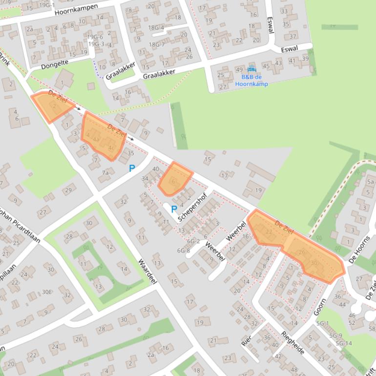 Kaart van postcodegebied 9451CN.
