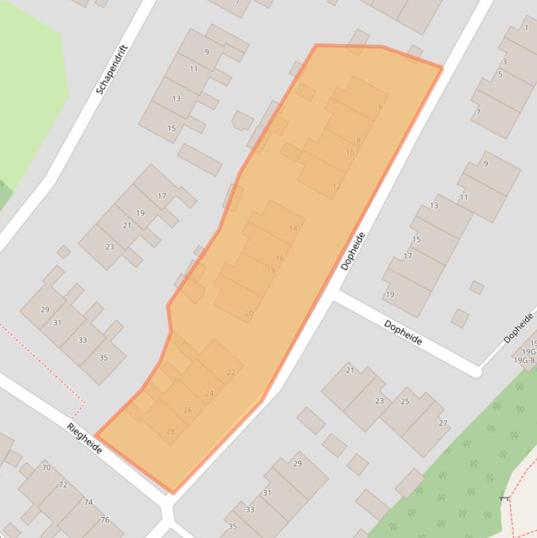 Kaart van postcodegebied 9451EG.