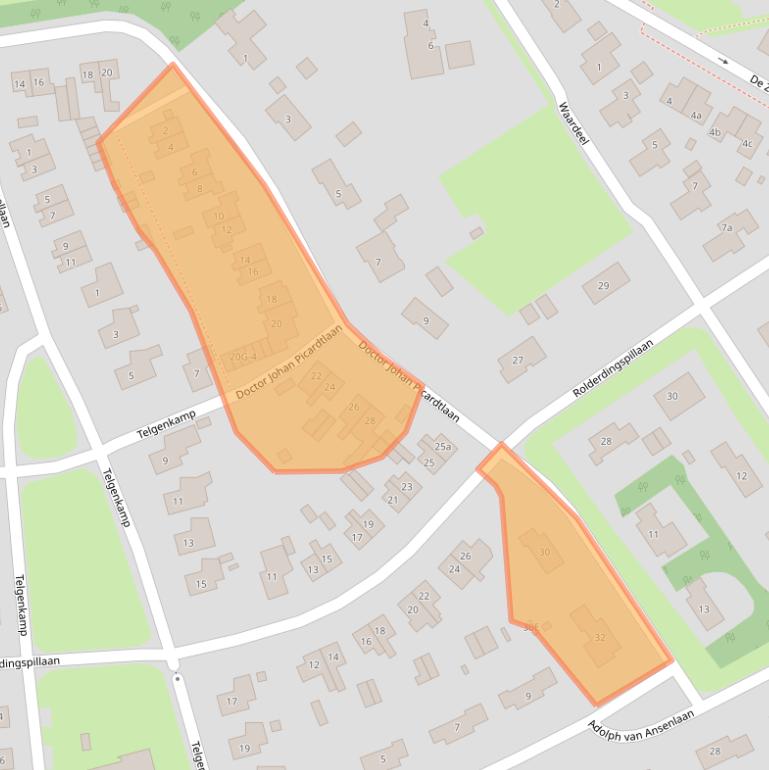 Kaart van postcodegebied 9451GD.