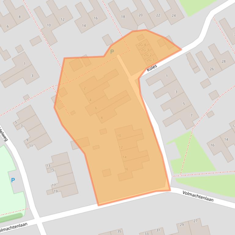 Kaart van postcodegebied 9451HB.