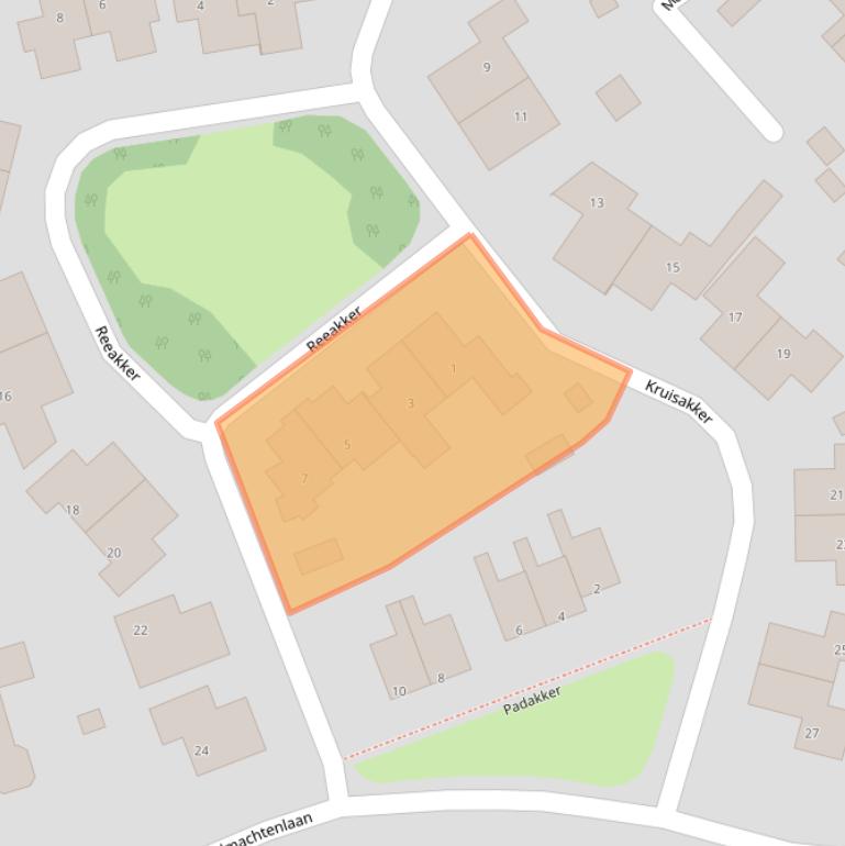 Kaart van postcodegebied 9451HK.