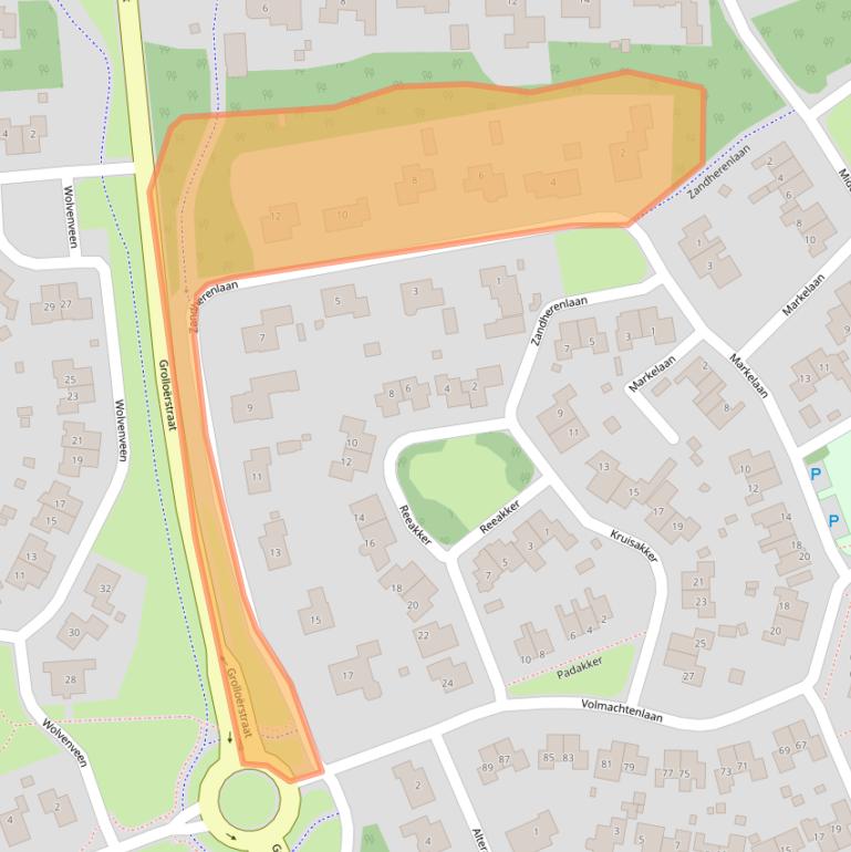 Kaart van postcodegebied 9451HN.