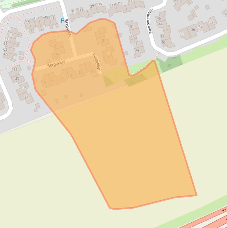 Kaart van postcodegebied 9451JH.