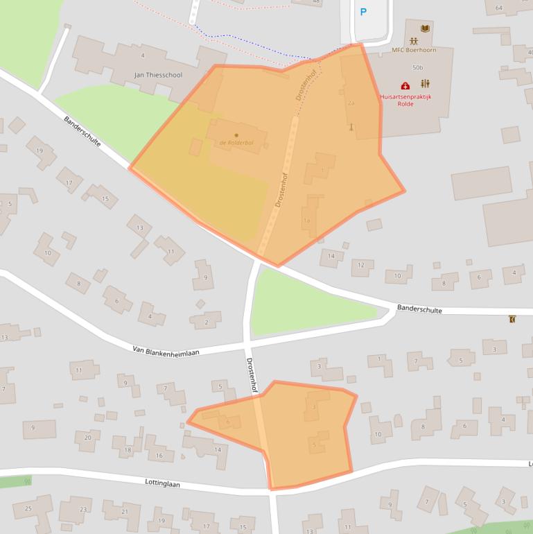 Kaart van postcodegebied 9451KG.