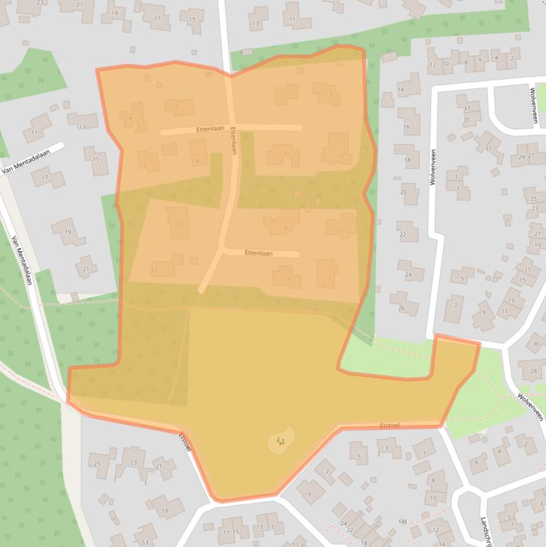 Kaart van postcodegebied 9451KP.