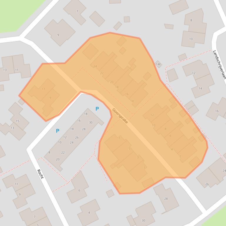 Kaart van postcodegebied 9451KW.