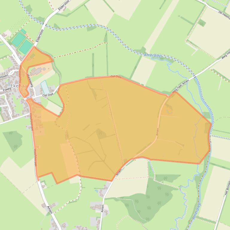 Kaart van postcodegebied 9454PK.