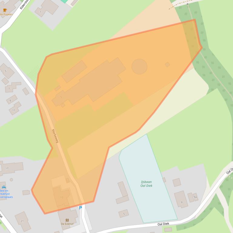 Kaart van postcodegebied 9454PM.