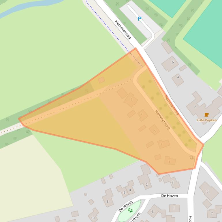 Kaart van postcodegebied 9454PP.