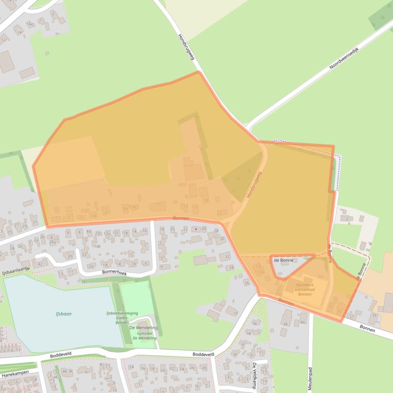 Kaart van postcodegebied 9461AC.