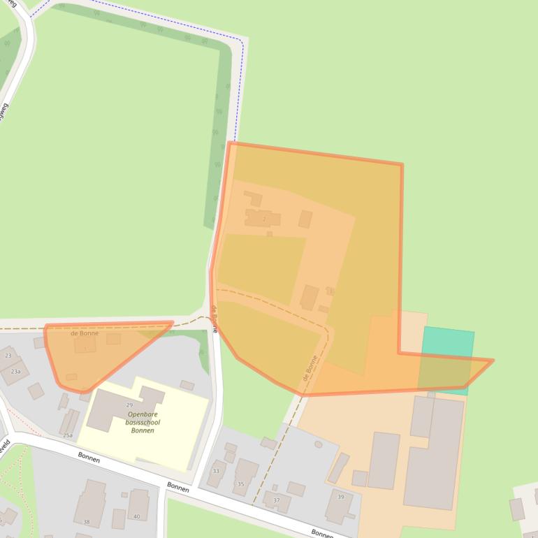 Kaart van postcodegebied 9461AE.