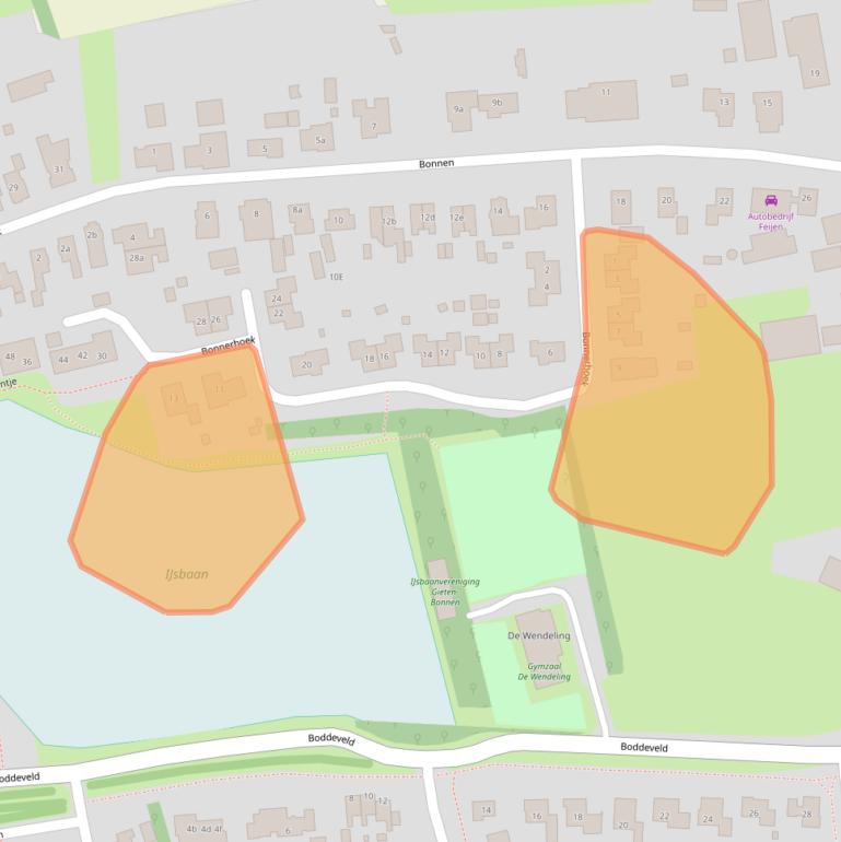 Kaart van postcodegebied 9461AH.