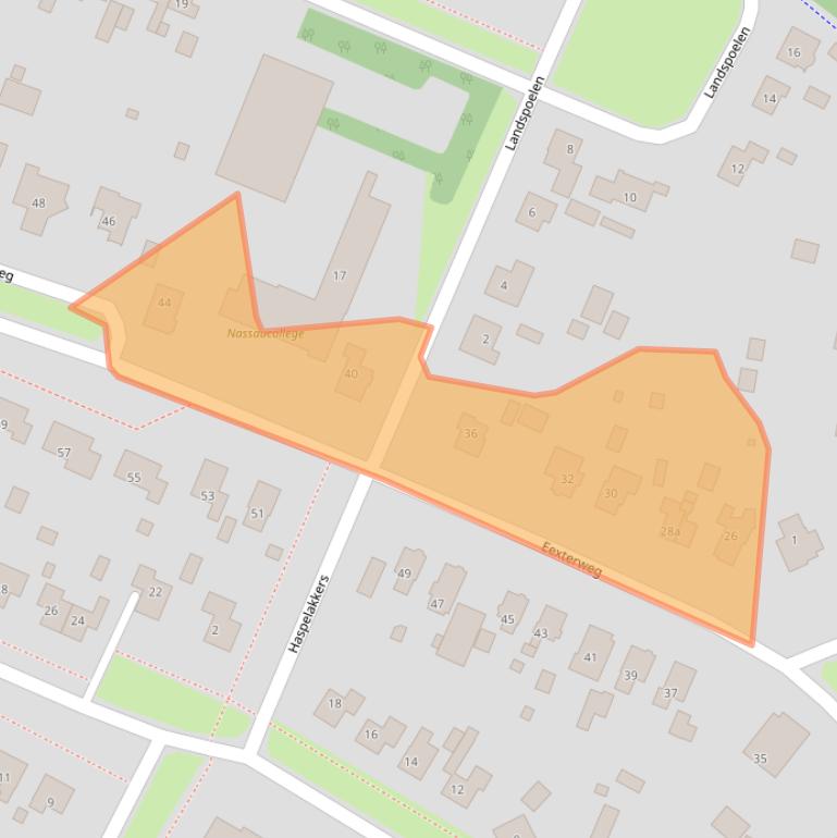 Kaart van postcodegebied 9461BE.