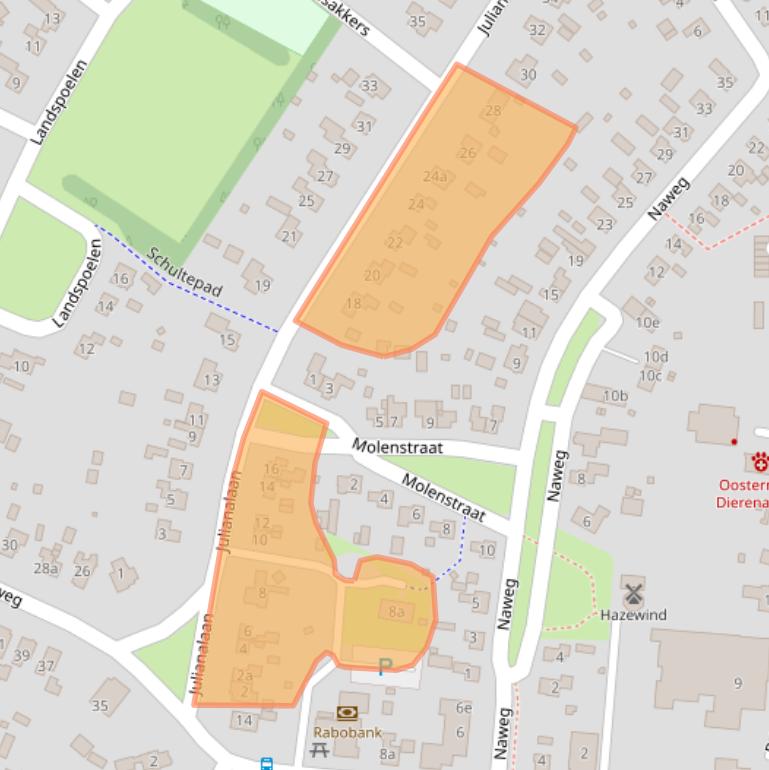 Kaart van postcodegebied 9461BT.