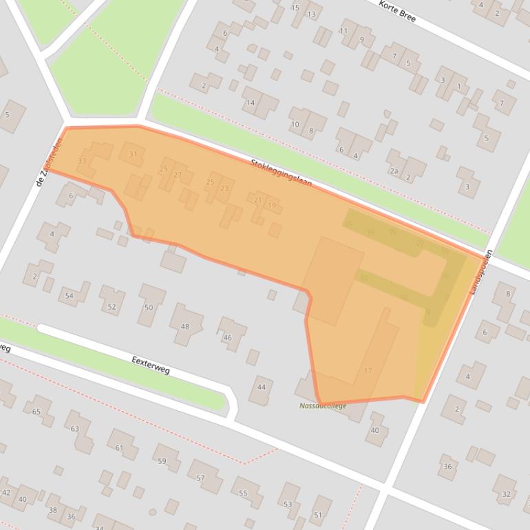 Kaart van postcodegebied 9461CC.