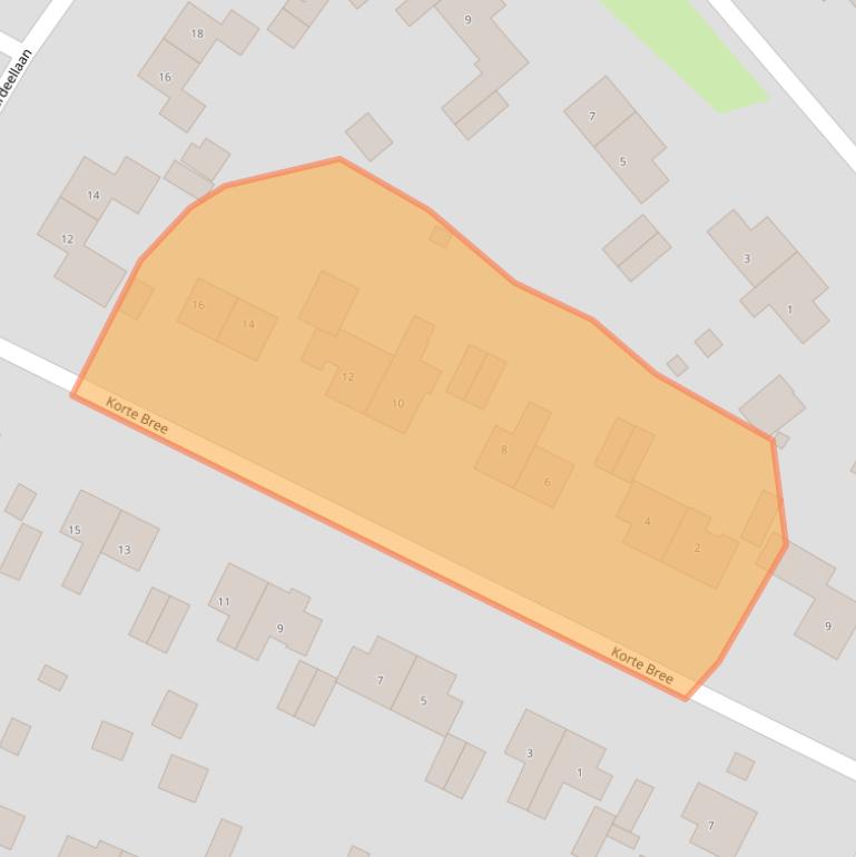 Kaart van postcodegebied 9461CG.