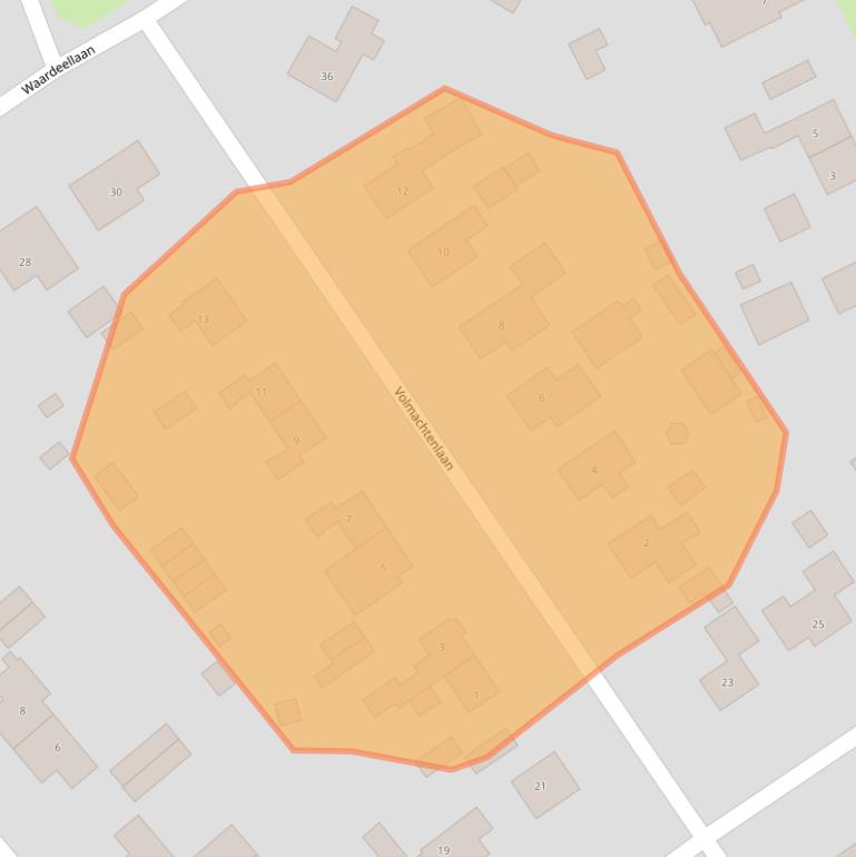 Kaart van postcodegebied 9461CJ.