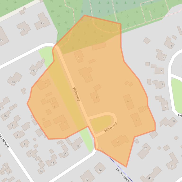 Kaart van postcodegebied 9461CK.