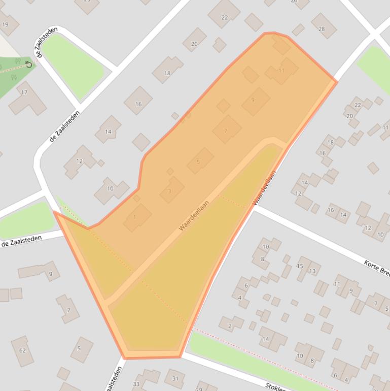 Kaart van postcodegebied 9461CL.