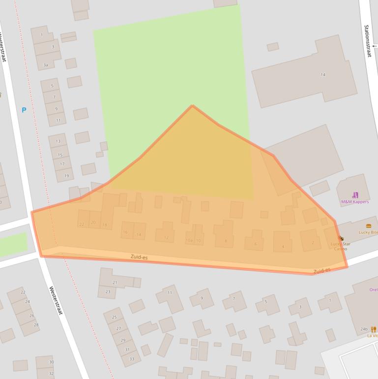 Kaart van postcodegebied 9461GK.