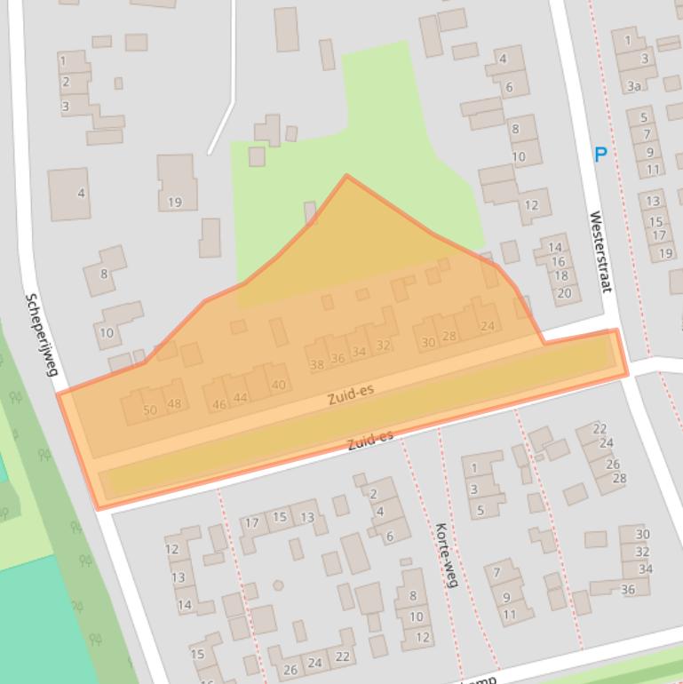 Kaart van postcodegebied 9461GL.