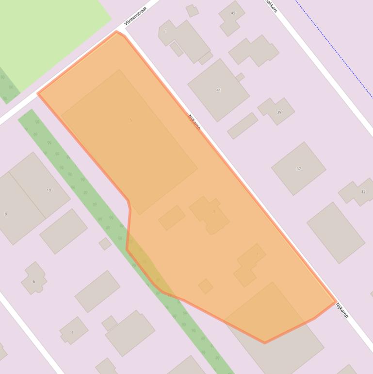 Kaart van postcodegebied 9461HS.