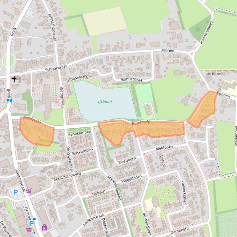Kaart van postcodegebied 9461JB.