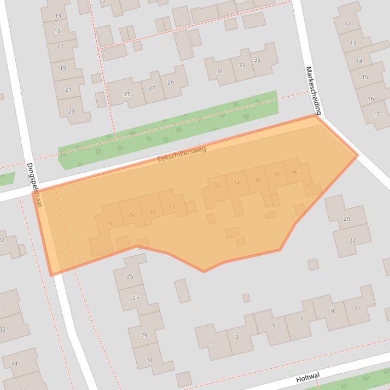 Kaart van postcodegebied 9461JM.
