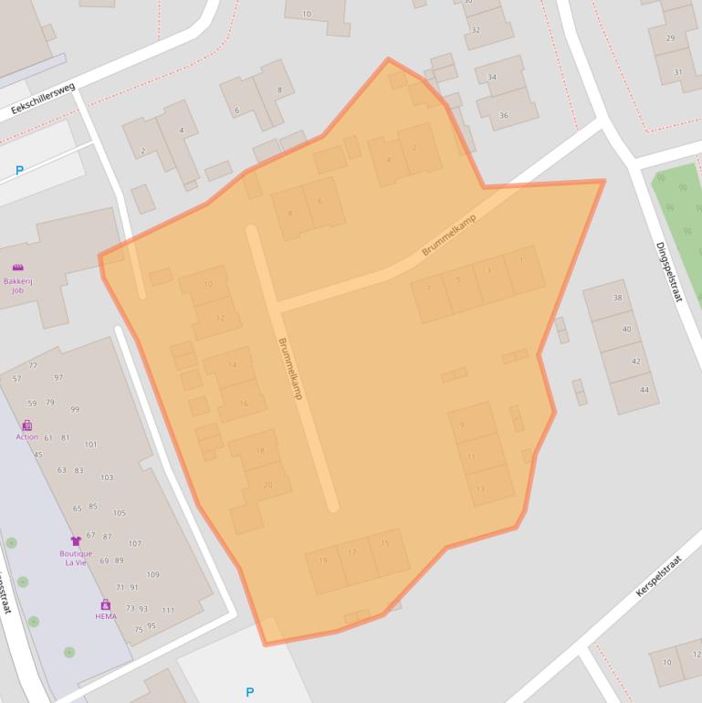 Kaart van postcodegebied 9461JN.