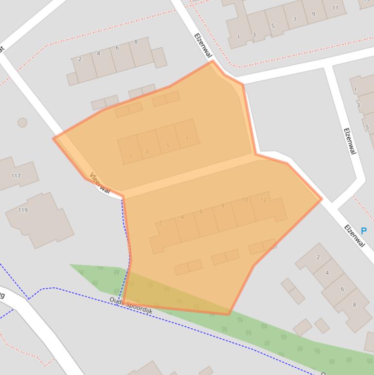 Kaart van postcodegebied 9461JV.