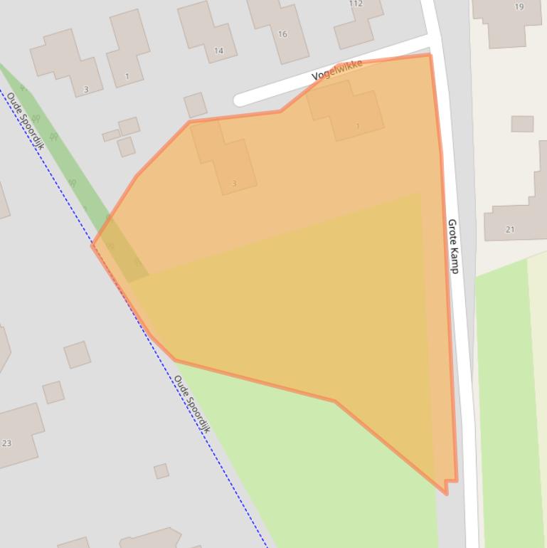 Kaart van postcodegebied 9461LJ.