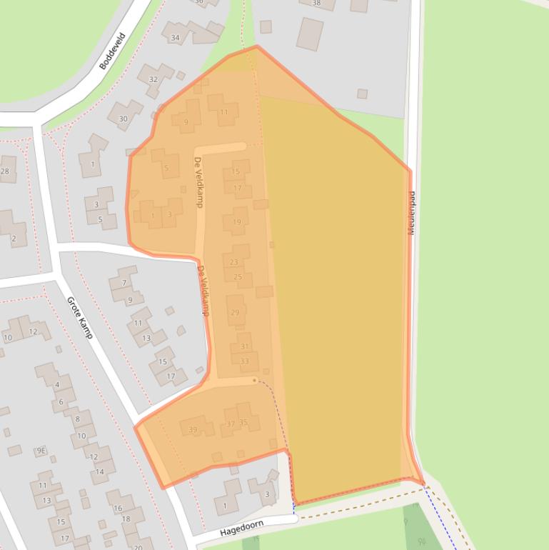 Kaart van postcodegebied 9461PA.