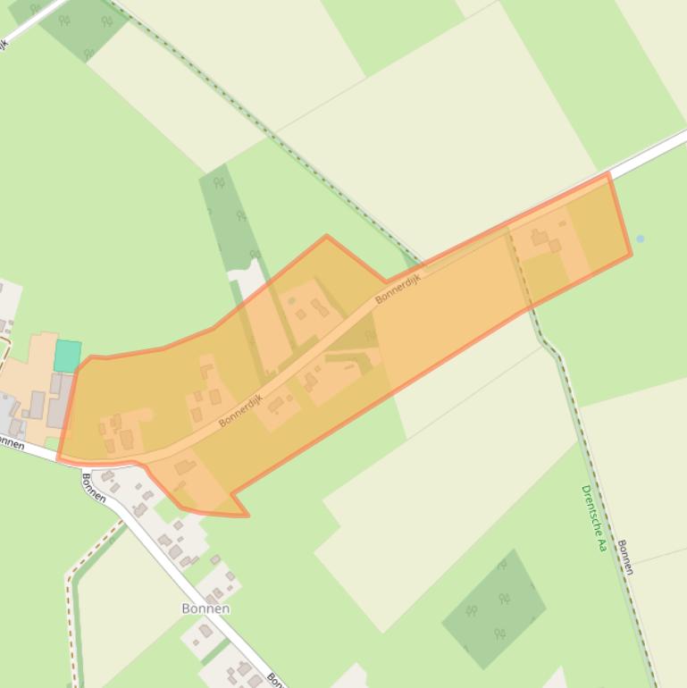 Kaart van postcodegebied 9461TE.