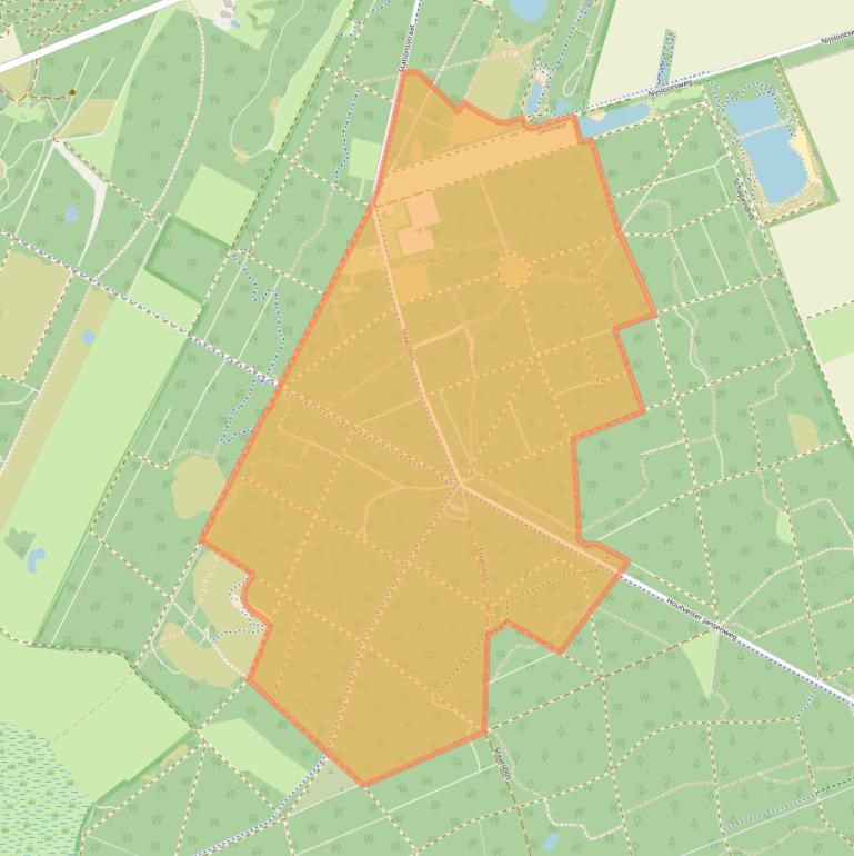 Kaart van postcodegebied 9461TW.