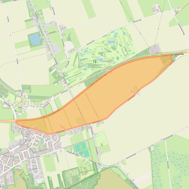 Kaart van postcodegebied 9462PG.